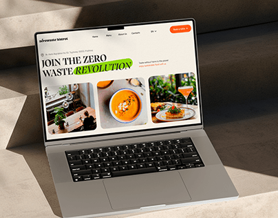 Website for zerowaste bistro | Landing page