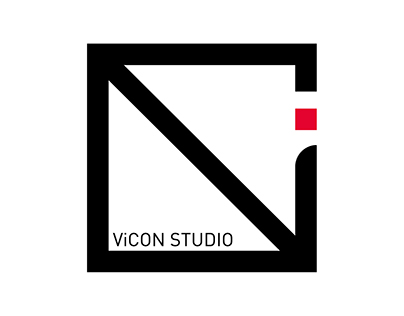 ViCON STUDIO logo design