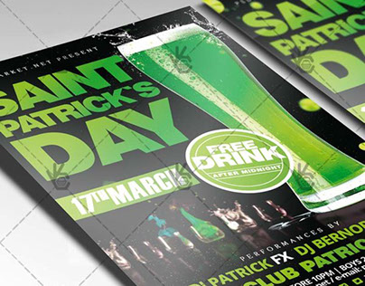Saint Patrick’s Party – Premium Flyer PSD Template