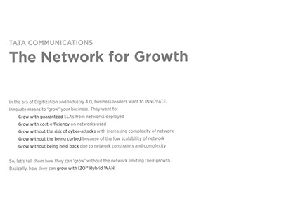 The Network for Growth