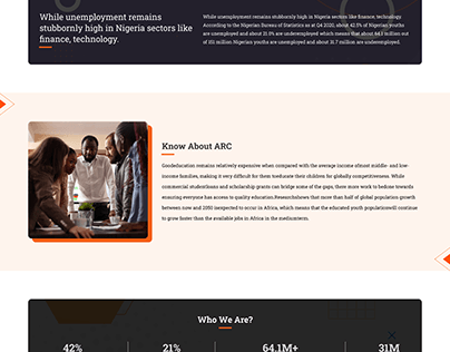 African Raising Community (ARC) Project About Pages