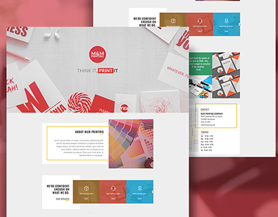 Landing Page for Printing Company