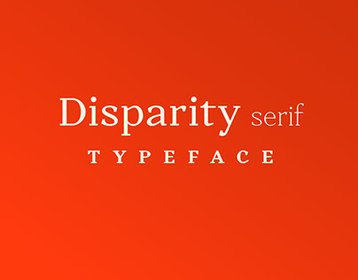 Disparity serif | Typeface