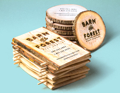 Reclaimed Wooden Business Cards