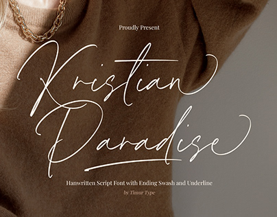 Kristian Paradise - Handwritten Script Font