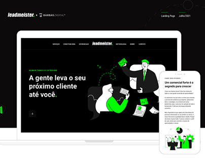 Leadmeister - Landing Page