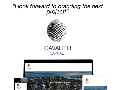 CAVALIER CAPITAL Branding and Web Design