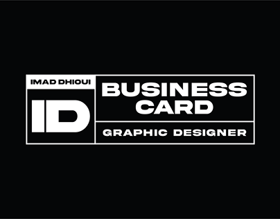 BUSINESS CARD I Imad Dhioui