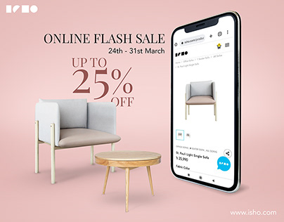 Flash sale promotion design for ISHO