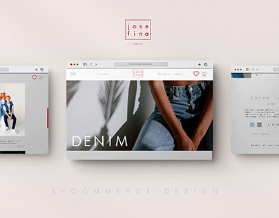 E-commerce Web Design for Josefina Denim