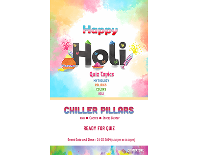 Holi Festival Event Mailer