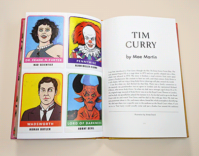 Tim Curry illustration for The Queer Bible: Essays