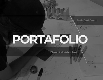 Portafolio diseño industrial 2018