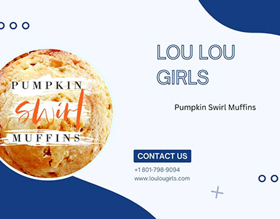 Irresistible Pumpkin Swirl Muffins from Lou Lou Girls