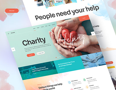 Charity theme design