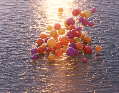 Balloon Sunset | CGI 3D Render