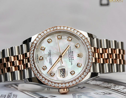 Đồng hồ Rolex Datejust 126281RBR vàng hồng 18k