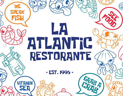 La Atlantic Restorante | Illustration, Branding