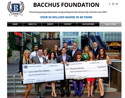 Bacchus Website Redesign