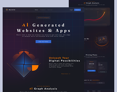 AI Generative Webpage Design