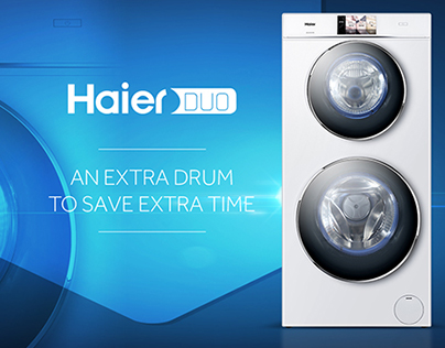 HAIER DUO - AN EXTRA DRUM TO SAVE EXTRA TIME