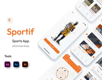 Sportif - Sports App UI UX Case Study
