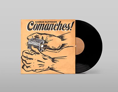 Capa do disco Sambas Elétricos - Comanches!
