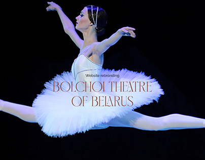 Website rebranding Bolchoi Theatre of Belarus