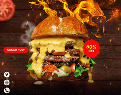 Socail Media Design (Burger)