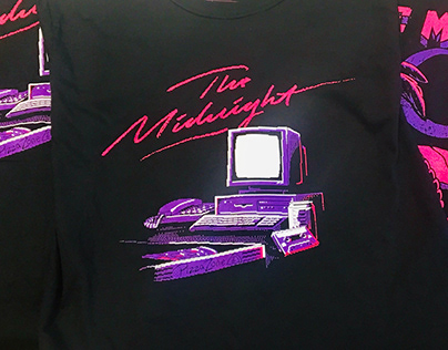 The Midnight pixel art t-shirt design