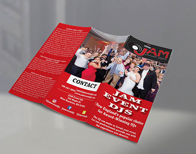 Trifol Flyer for Jam event DJS