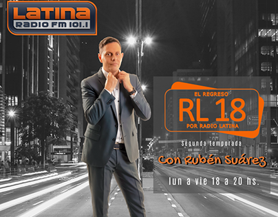 Gráfica Redes RL18 Radio Latina