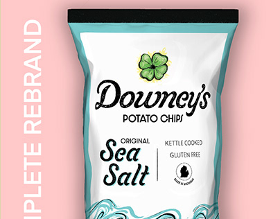 Downey’s Chips Brand Refresh & Redesign