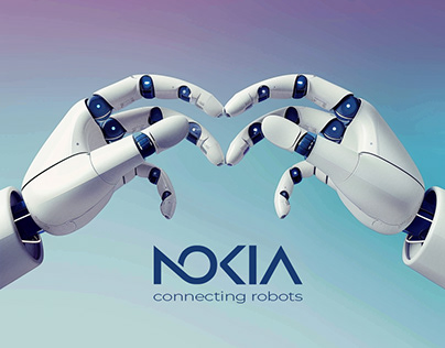 Nokia | connecting robots | Redesigned Logo