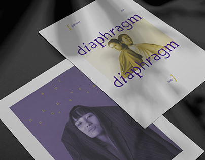 DIAPHRAGM / logo & polygraphy