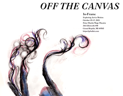 Off the Canvas Poster