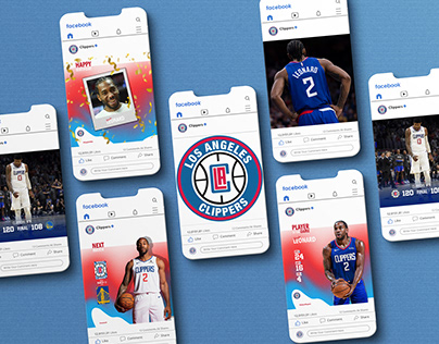 Los Angeles Clippers Social Media Design