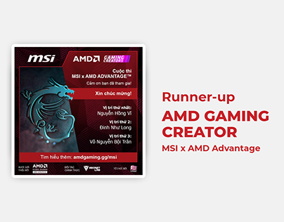 Runner-up - AMD Gaming Creator x MSI