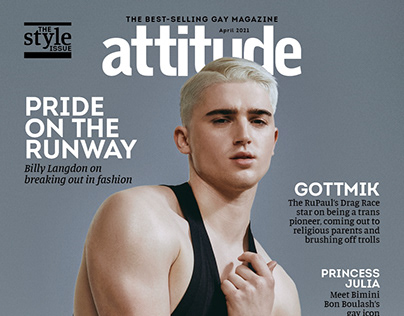 Attitude Magazine Covers and Editorial