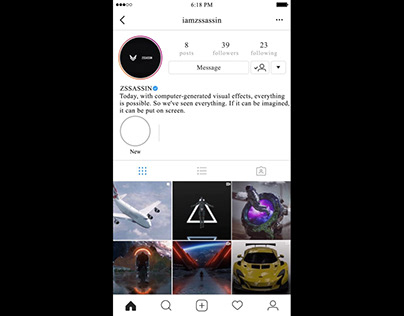 Instagram Profile Promotion Animation