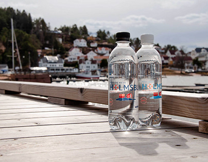 Holmsbu / Water bottle label