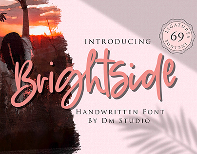 Brightside Handwritten Brush - Free Font for Personal