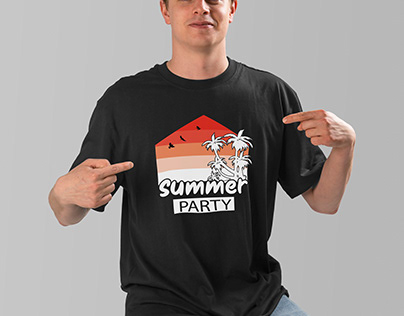 Summer Party T-Shirt Design