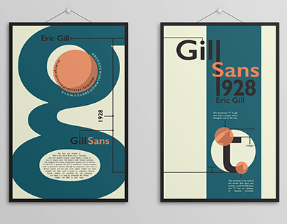 Gill Sans Type Poster