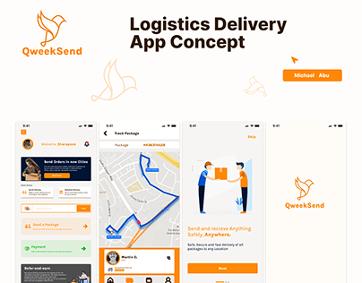 Logistics Delivery App | UI/UX Casestudy