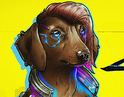 Animated dachshund illustrations - Krzysztof M. Maj