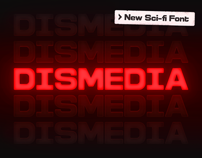 Dismedia | Retro Sci-fi Typeface