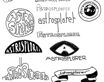 Astrosplorer Logo Ideation