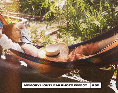 Memory Light Leak Photo Effect