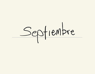 Calendario de Septiembre con Hojas
